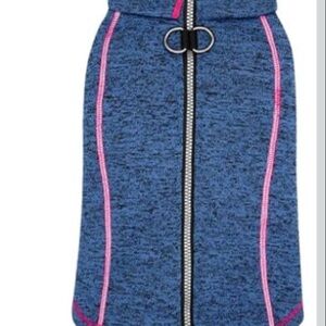 Dog Coat Fleece/Sweater Reflective Jackets with D Ring Warm Lightweight- New